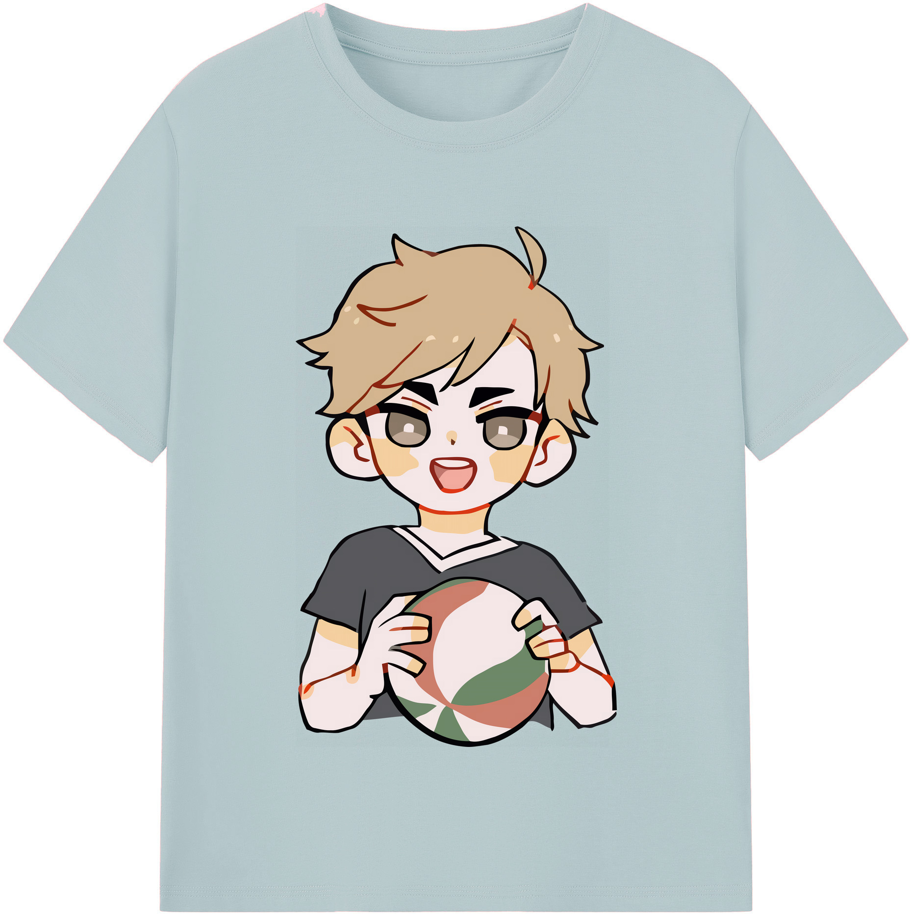 （画像用） ハイキュー!! Haikyu!! 綿100％半袖Tシャツ（フロントプリント）